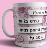 caneca mãe tu és o mundo