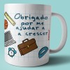 caneca professora com nome