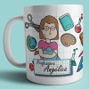 caneca professora com nome