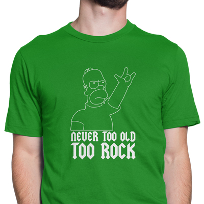 never too old to rock